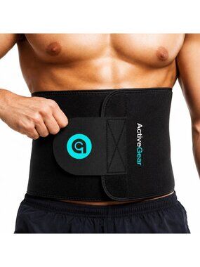 Neoprene Waist Trimmer & Trainer Belt for Men & Women - Slimming & Supportive